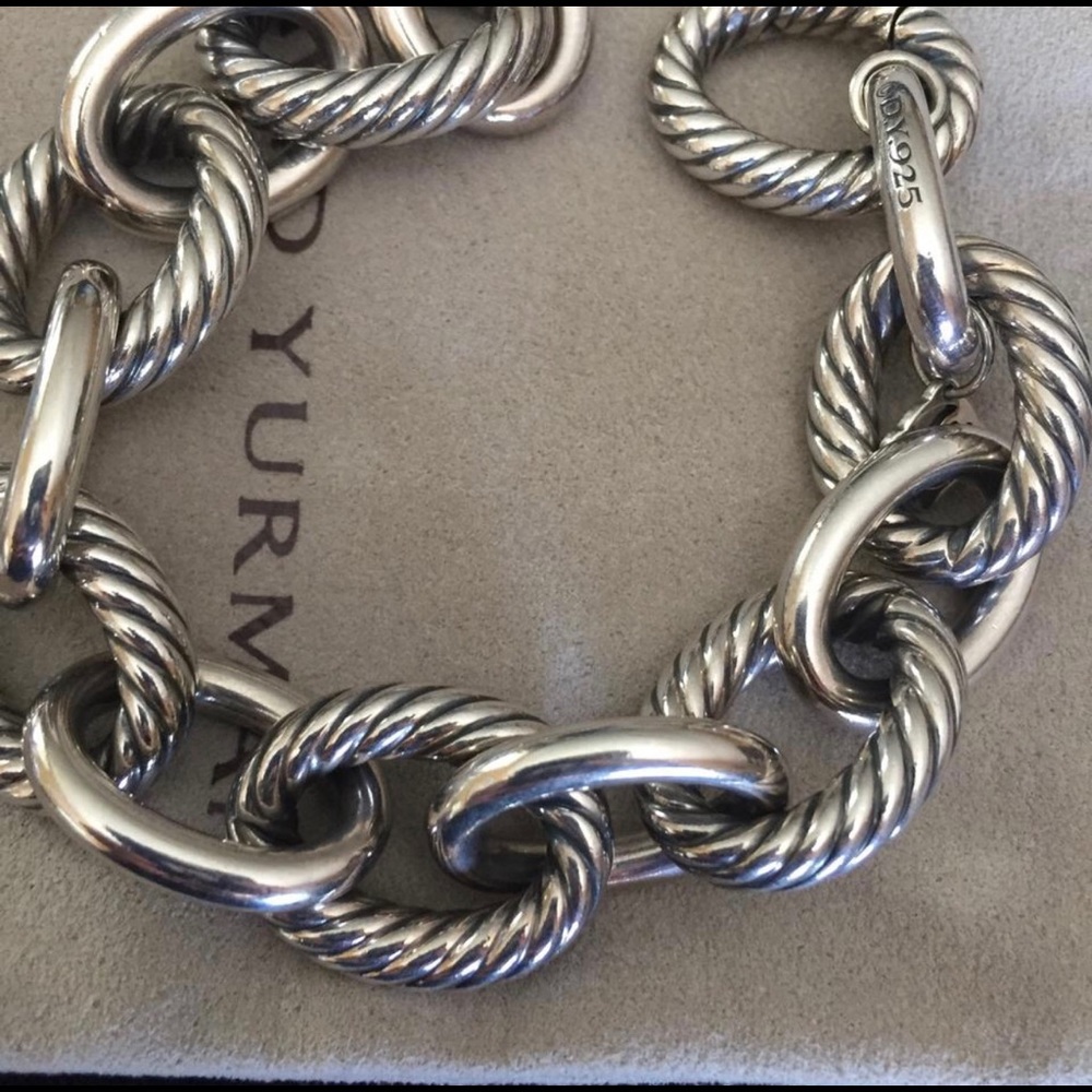 David Yurman Extra Large oval link bracelet